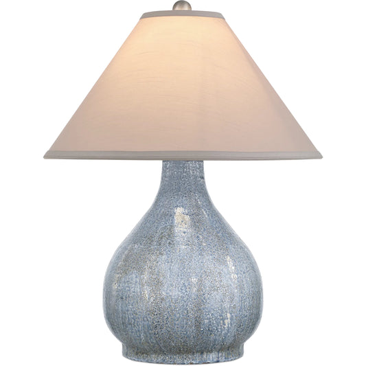Malin Table Lamp by Currey and Company in gray, blue. Made from ceramic in a eclectic & global style.