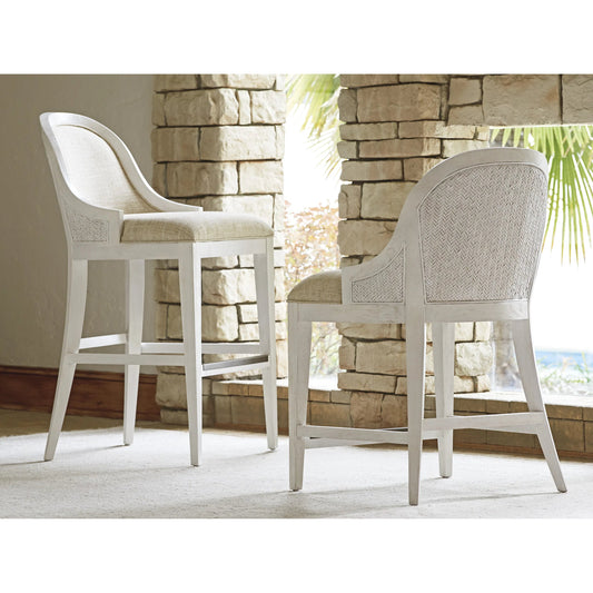 Lantana Counter Stool by Tommy Bahama Home in caribbean sands. Made from unique in a unique style.