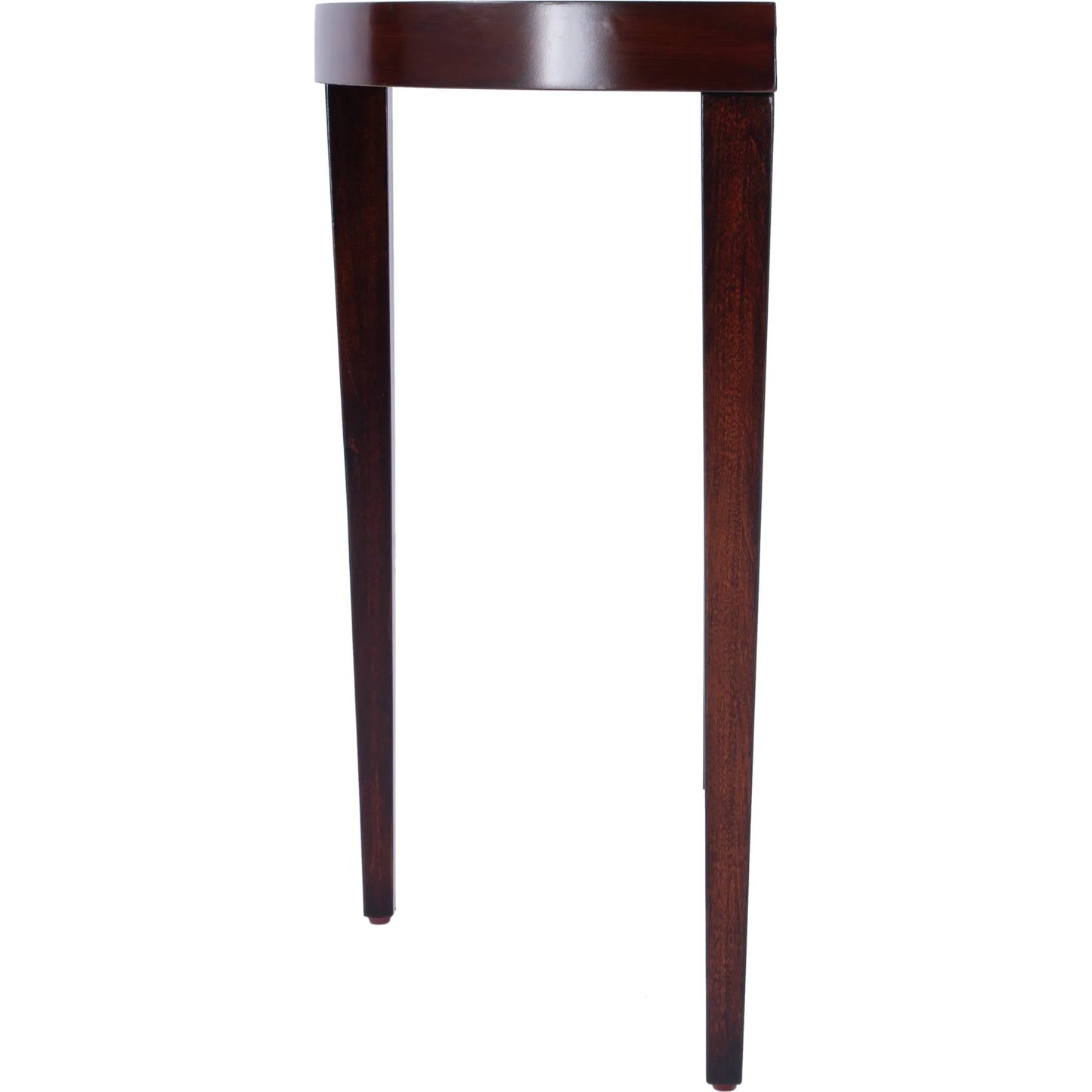 003 SI-2324906 | Additional Silo | Ingrid Demilune Console Table by Butler Specialty Company in brown. Made from poplar solids, veneer, fiberboard in a traditional style.