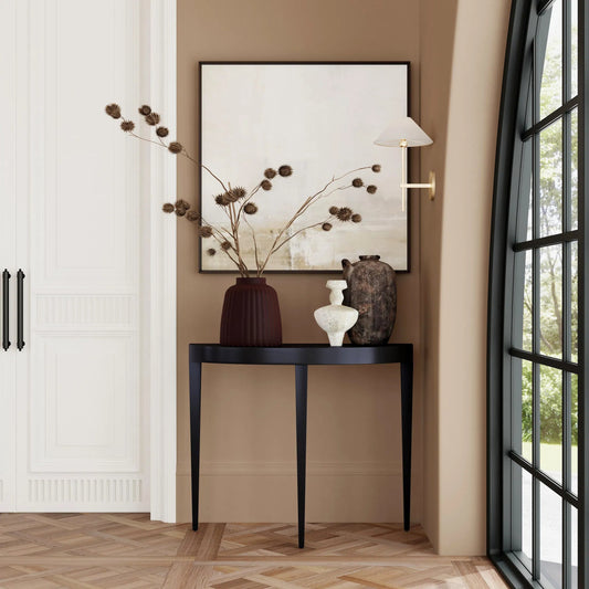 Ingrid Console Table by Butler Specialty Company. Made from poplar solids, veneer, fiberboard in a modern style.