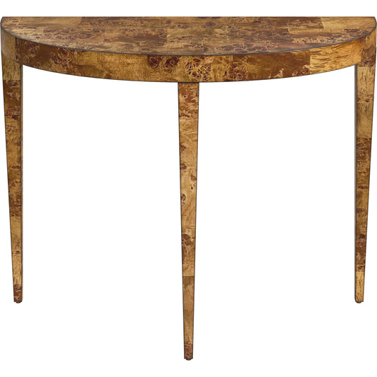 Ingrid Burl Console Table by Butler Specialty Company. Made from poplar solids, burl veneer, fiberboard in a modern style.