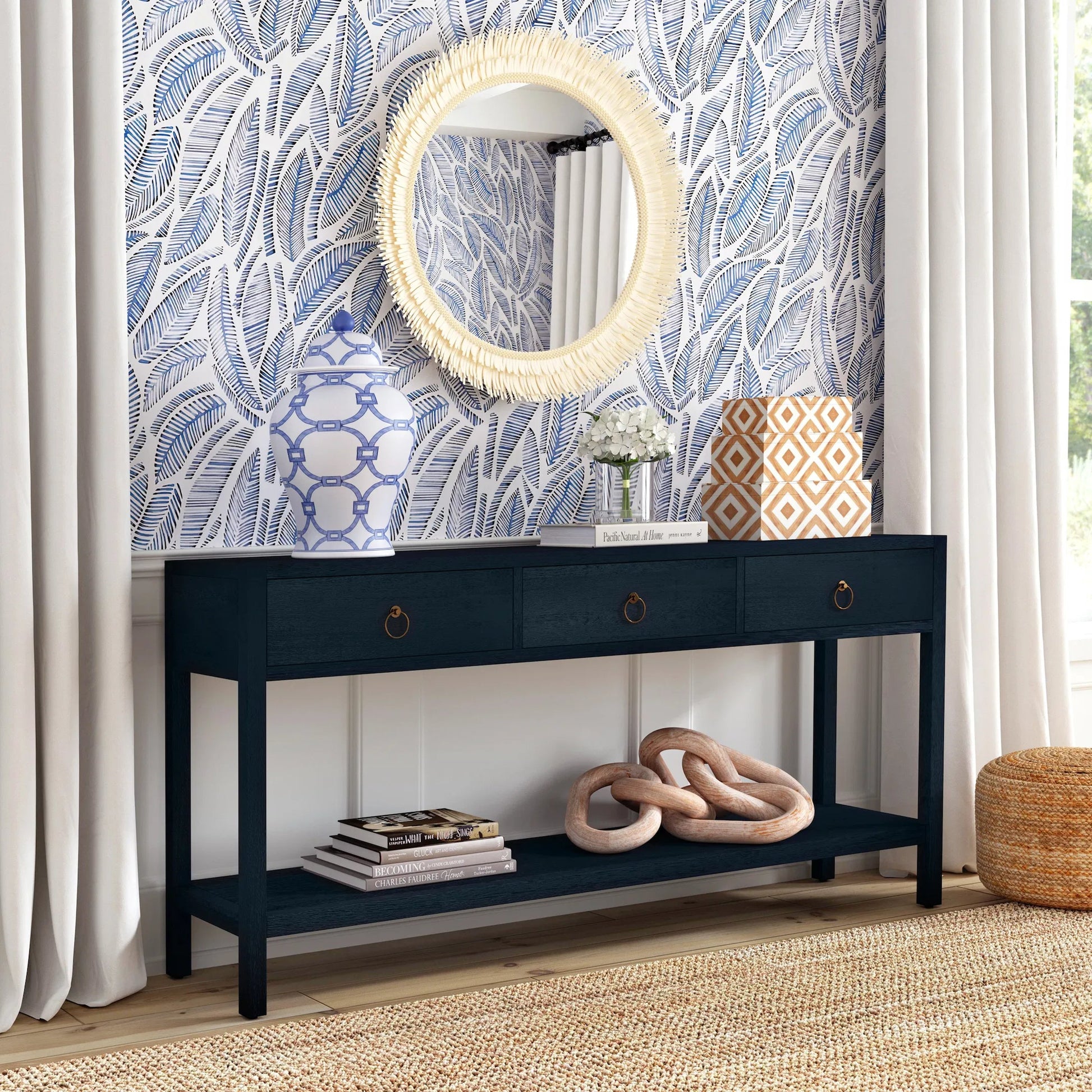Lark 3 Drawer Console Table by Butler Specialty Company. Made from unique in a modern style.