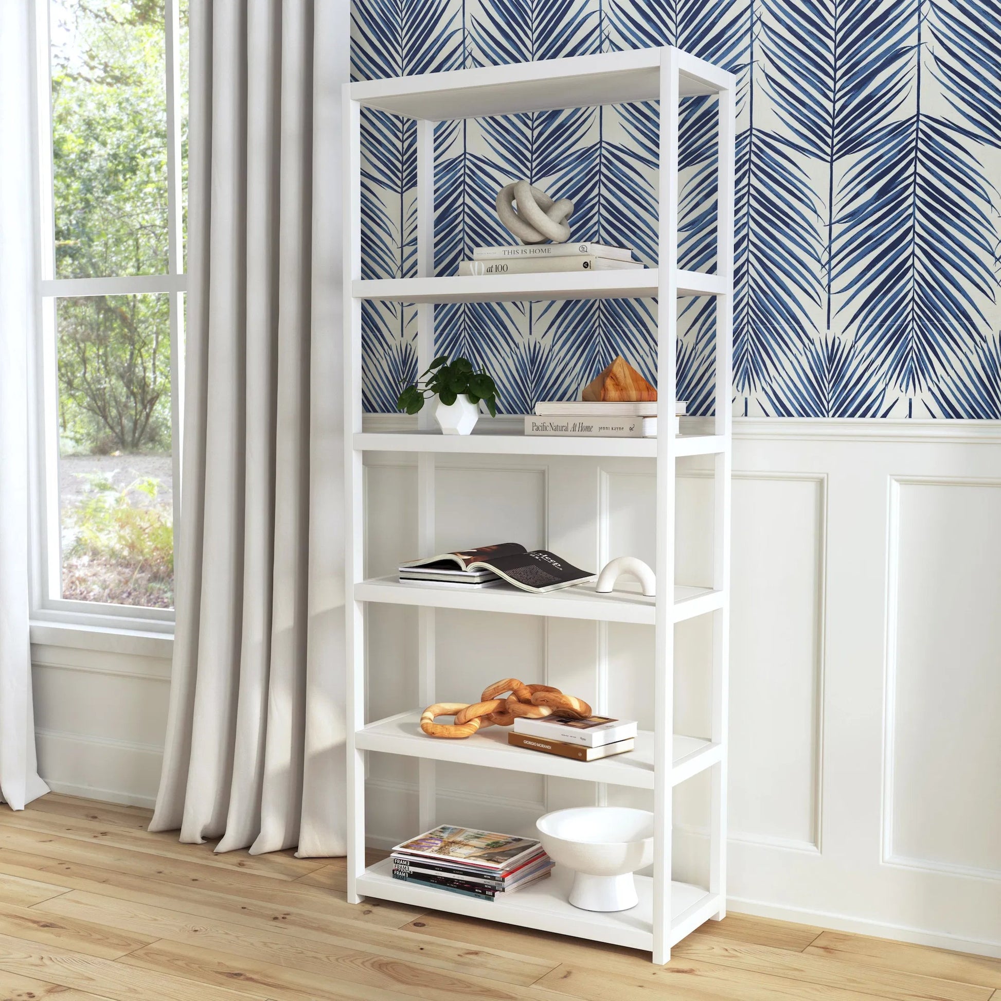 Lark Etagere by Butler Specialty Company. Made from acacia wood, mdf, acacia veneer in a modern style.