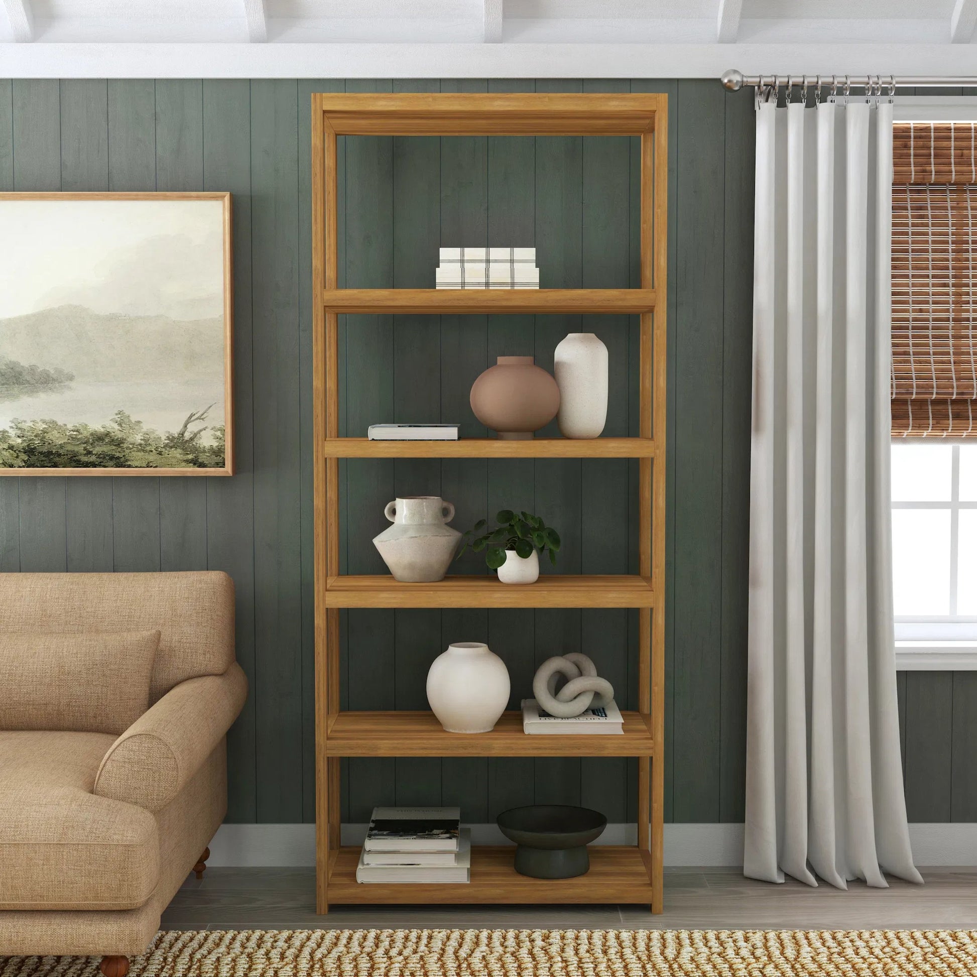 Lark Etagere by Butler Specialty Company. Made from acacia wood, mdf, acacia veneer in a modern style.