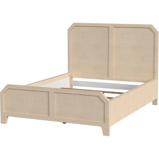 Bar Harbor Raffia Panel Bed by Butler Specialty Company. Made from gmelina solids, mdf, saguran raffia in a modern style.