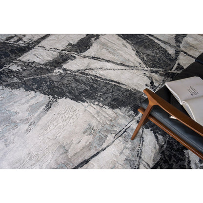 Floor Art Rug by Exquisite Rugs. Made from bamboo silk in a unique style.