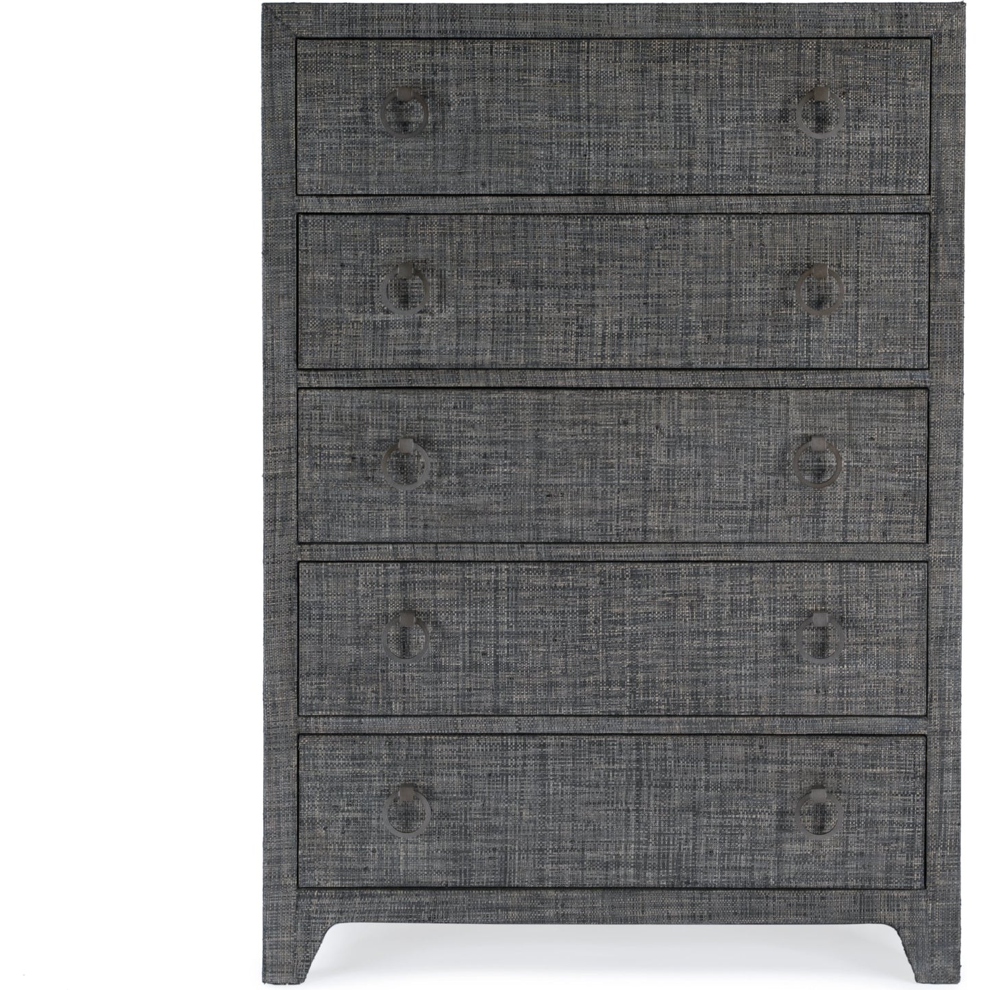 008 SI-2077794 | Additional Silo | Bar Harbor 5 Drawer Raffia Dresser by Butler Specialty Company. Made from gmelina solids, mdf, oak veneer, saguran raffia with zinc handles in a traditional style.