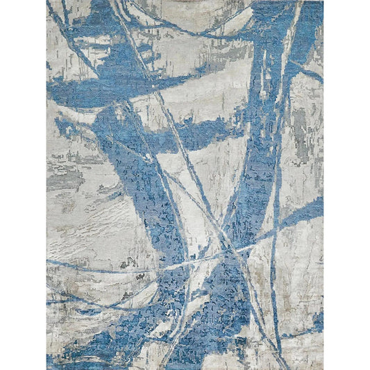 Floor Art Rug by Exquisite Rugs. Made from bamboo silk in a unique style.
