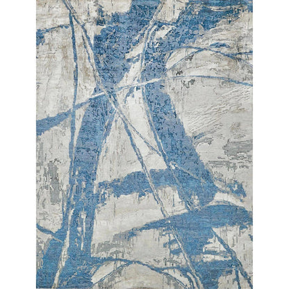 Floor Art Rug by Exquisite Rugs. Made from bamboo silk in a unique style.