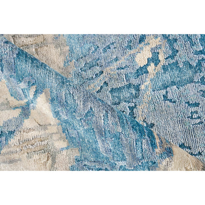 Floor Art Rug by Exquisite Rugs. Made from bamboo silk in a unique style.