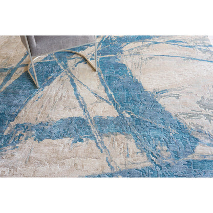 Floor Art Rug by Exquisite Rugs. Made from bamboo silk in a unique style.