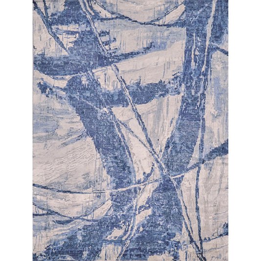 Floor Art Rug by Exquisite Rugs. Made from bamboo silk in a unique style.