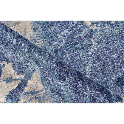 Floor Art Rug by Exquisite Rugs. Made from bamboo silk in a unique style.