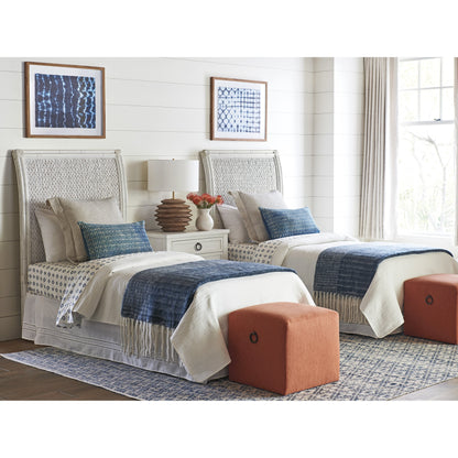 Siesta Key Woven Headboard by Tommy Bahama Home in caribbean sands. Made from unique in a coastal style.