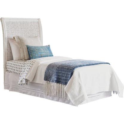 Siesta Key Woven Headboard by Tommy Bahama Home in caribbean sands. Made from unique in a coastal style.