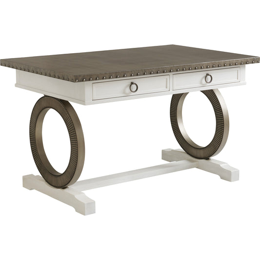 Sawgrass Bistro Table by Tommy Bahama Home in clear coat. Made from unique in a traditional style.