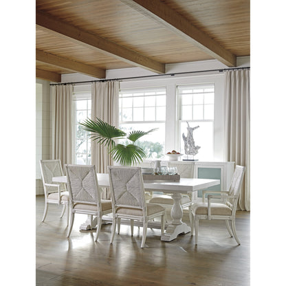 Regatta Arm Chair by Tommy Bahama Home. Made from textured in a transitional style.