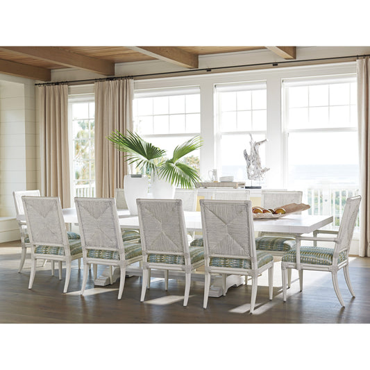 Regatta Side Chair by Tommy Bahama Home. Made from striped in a transitional style.