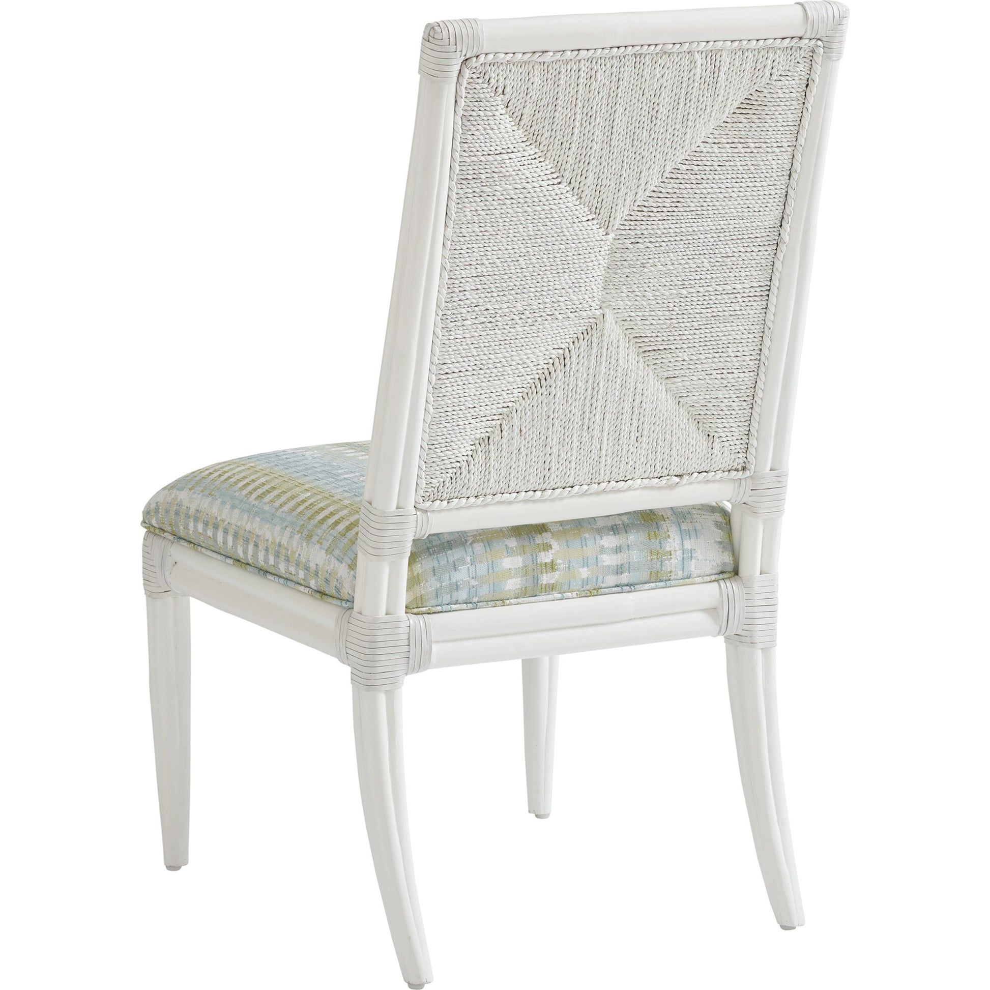 Regatta Side Chair by Tommy Bahama Home. Made from striped in a transitional style.