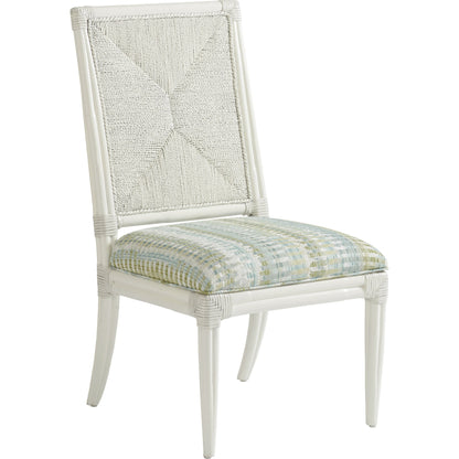 Regatta Side Chair by Tommy Bahama Home. Made from striped in a transitional style.