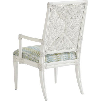 Regatta Arm Chair by Tommy Bahama Home. Made from textured in a transitional style.