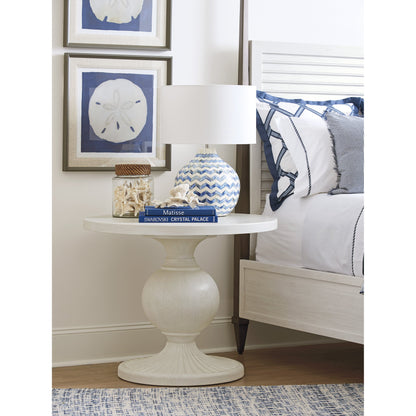 Marco Center Table by Tommy Bahama Home in white. Made from unique in a transitional style.