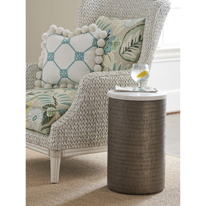 Turnberry Round Chairside Table by Tommy Bahama Home. Made from unique in a coastal style.