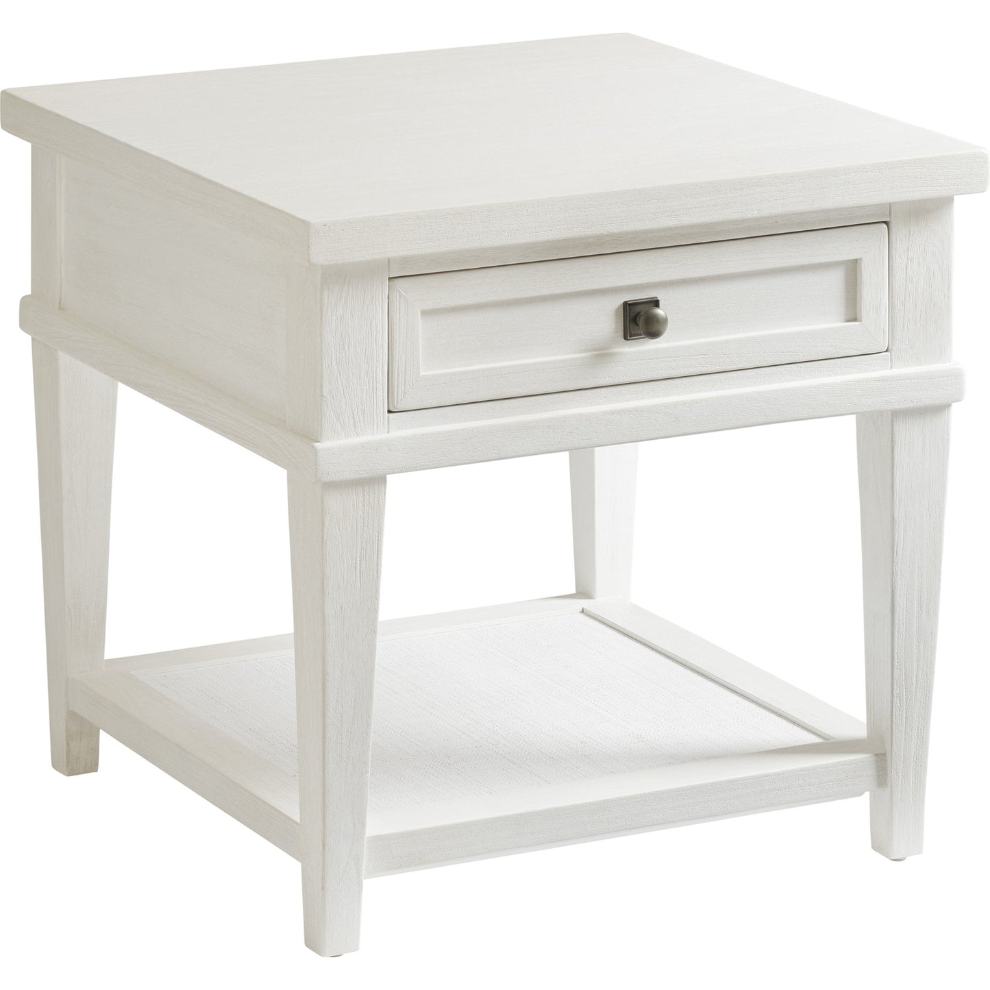 001 SI-1770863 | Additional Silo | Palm Coast End Table by Tommy Bahama Home in shell white. Made from unique in a traditional style.
