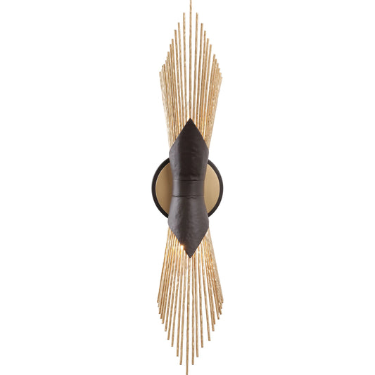 000 SI-2536884 | Primary Silo | Aristocrat 2 Light Sconce by Varaluz in bronze, brown. Made from steel in a unique style.
