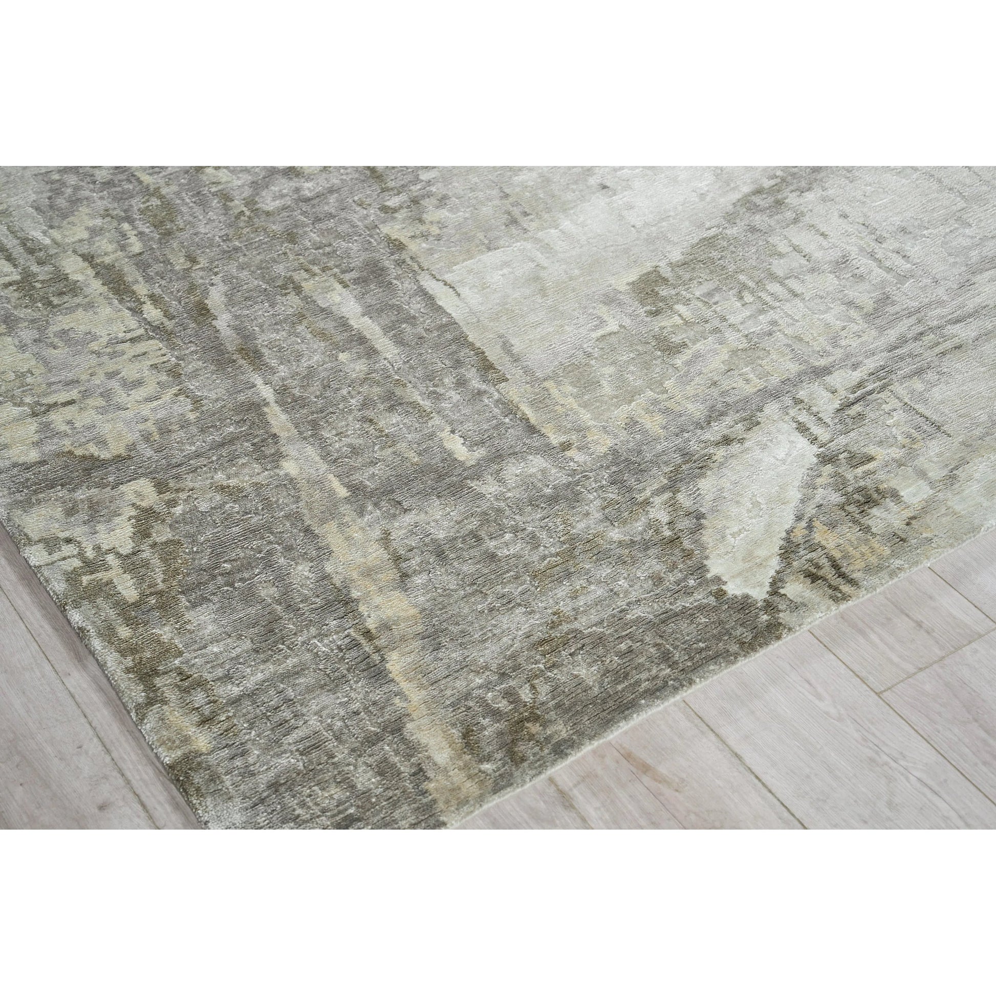 Floor Art Rug by Exquisite Rugs. Made from bamboo silk in a unique style.