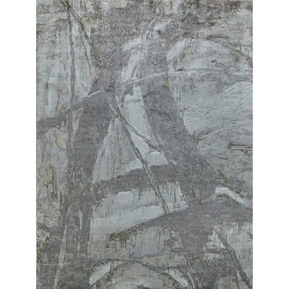 Floor Art 5710 Rug by Exquisite Rugs in ivory, beige. Made from bamboo silk in a unique style.