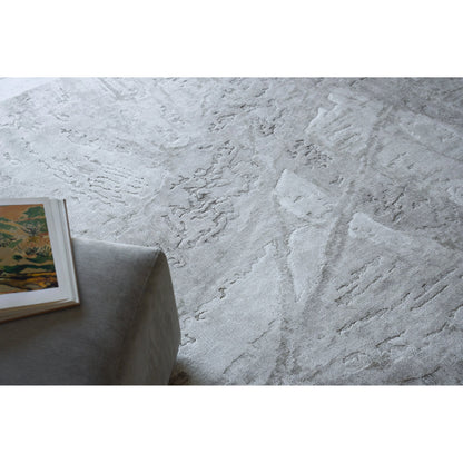 Floor Art 5710 Rug by Exquisite Rugs in ivory, beige. Made from bamboo silk in a unique style.