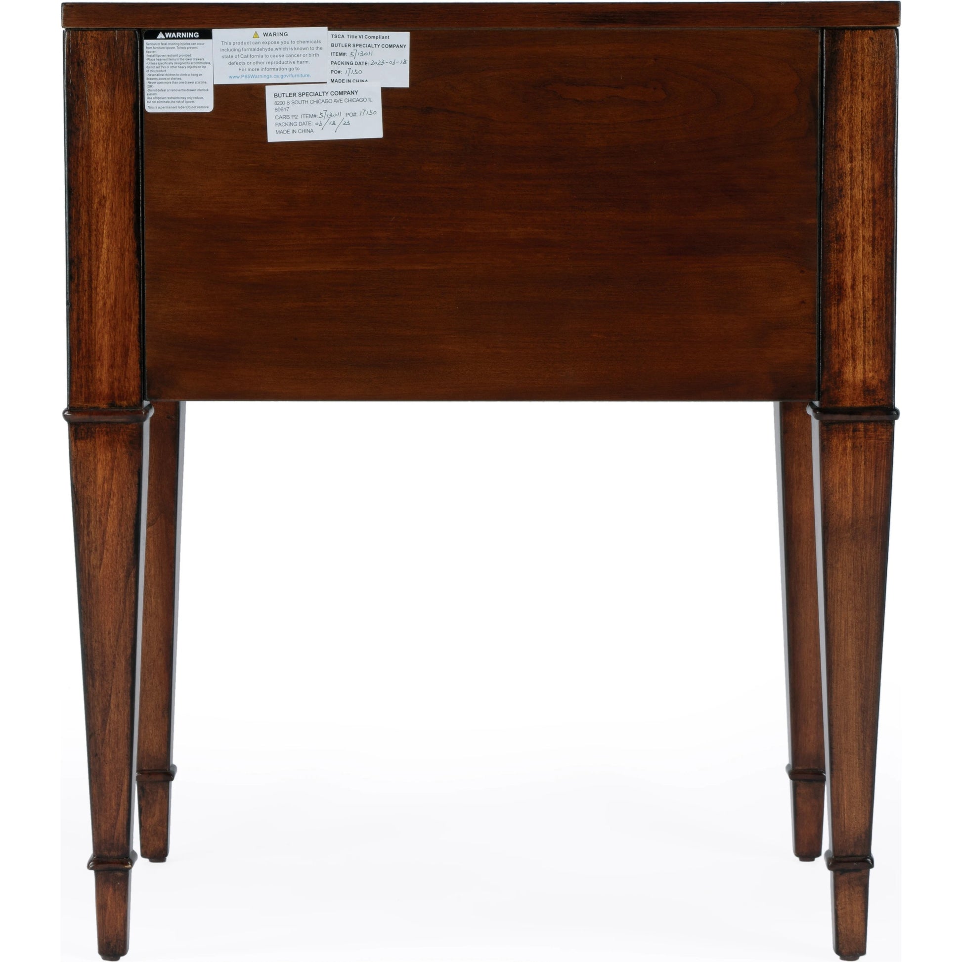 Kai End Table by Butler Specialty Company. Made from poplar solids, veneer and mdf in a modern style.