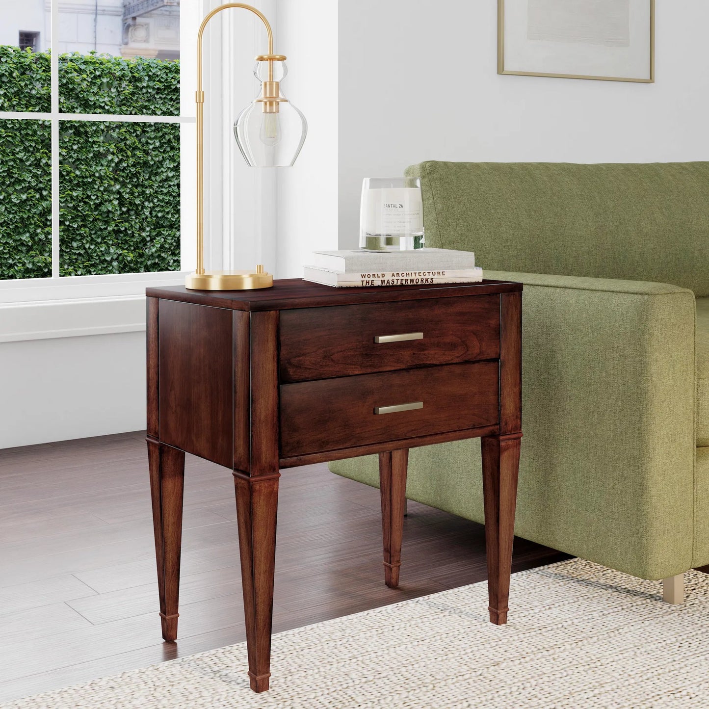 022 SI-2155867 | Lifestyle | Kai End Table by Butler Specialty Company. Made from poplar solids, veneer and mdf in a modern style.