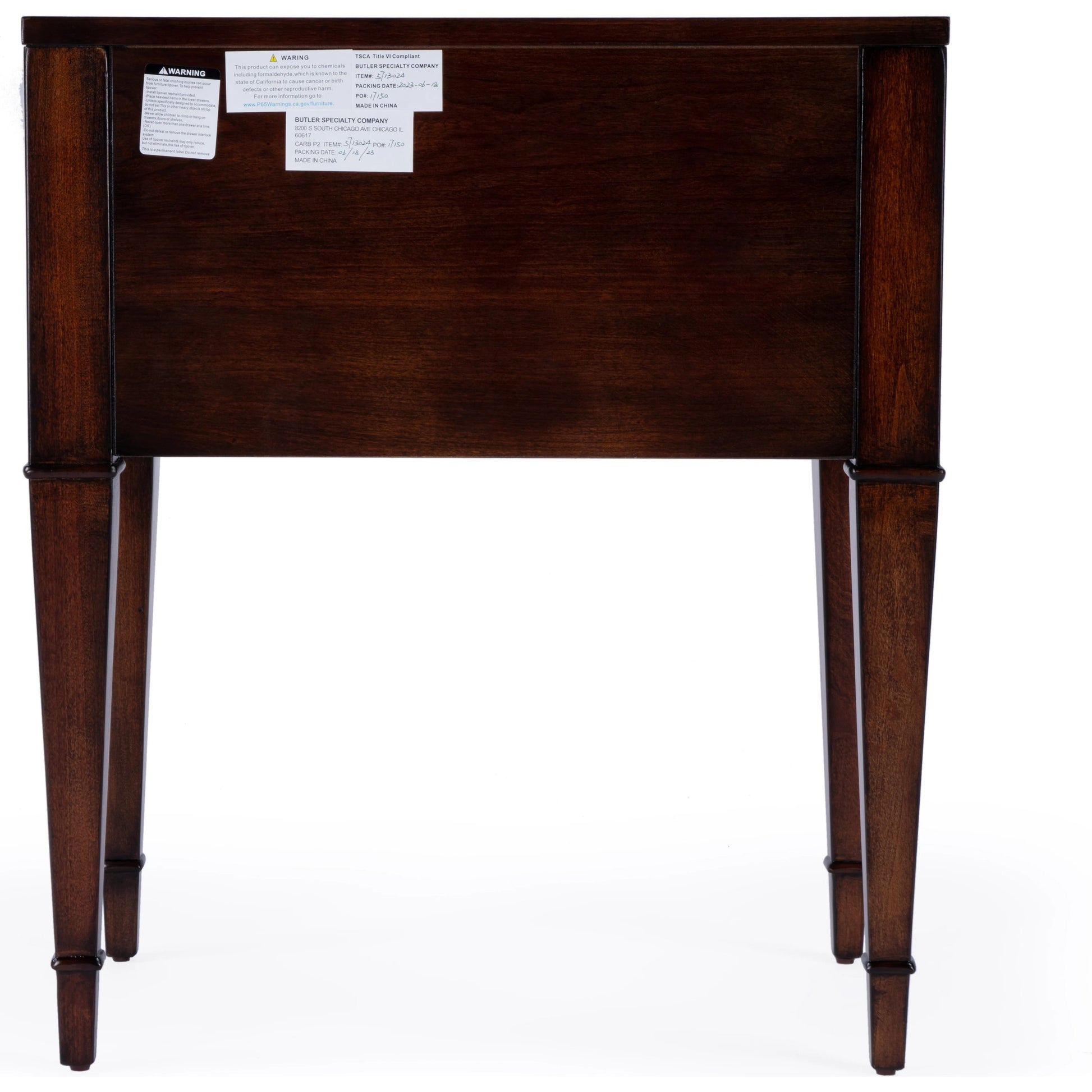Kai End Table by Butler Specialty Company. Made from poplar solids, veneer and mdf in a modern style.