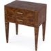Kai 2 Drawer End Table by Butler Specialty Company. Made from poplar solids, burl veneer and mdf in a modern style.