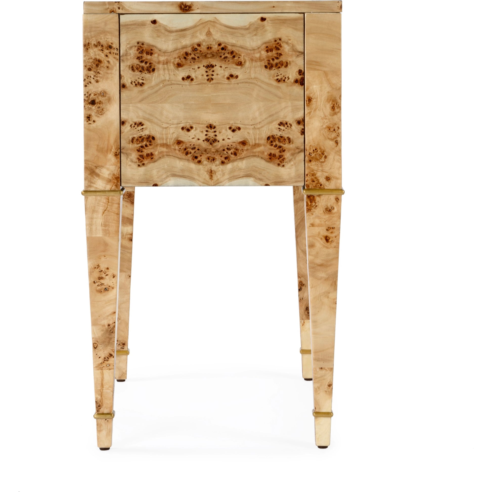 Kai 2 Drawer End Table by Butler Specialty Company. Made from poplar solids, burl veneer and mdf in a modern style.