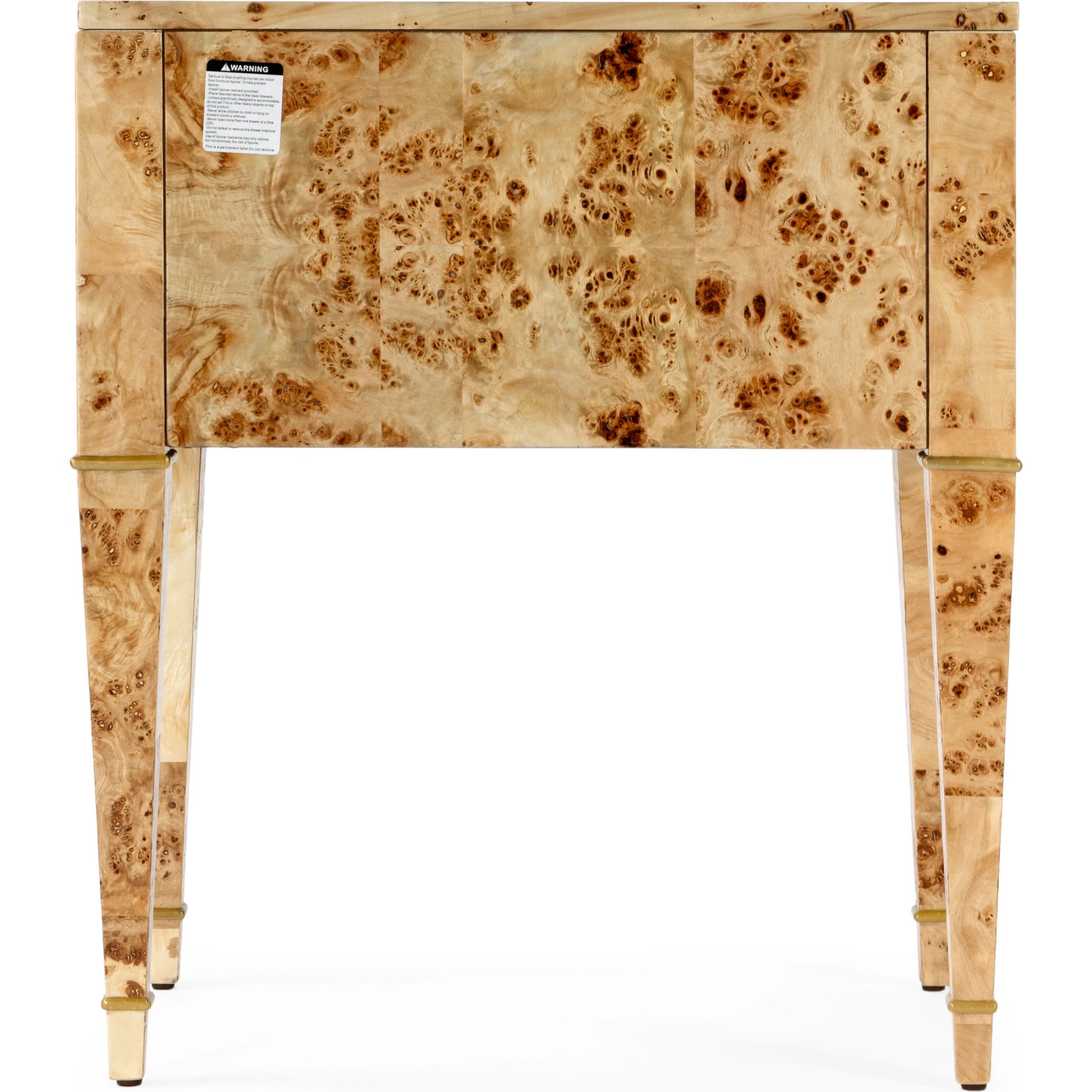 Kai 2 Drawer End Table by Butler Specialty Company. Made from poplar solids, burl veneer and mdf in a modern style.