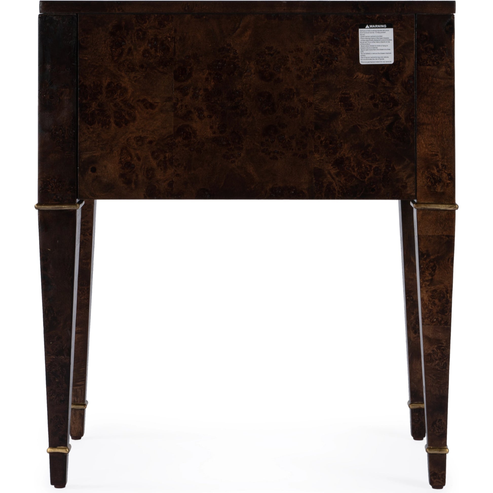 Kai 2 Drawer End Table by Butler Specialty Company. Made from poplar solids, burl veneer and mdf in a modern style.
