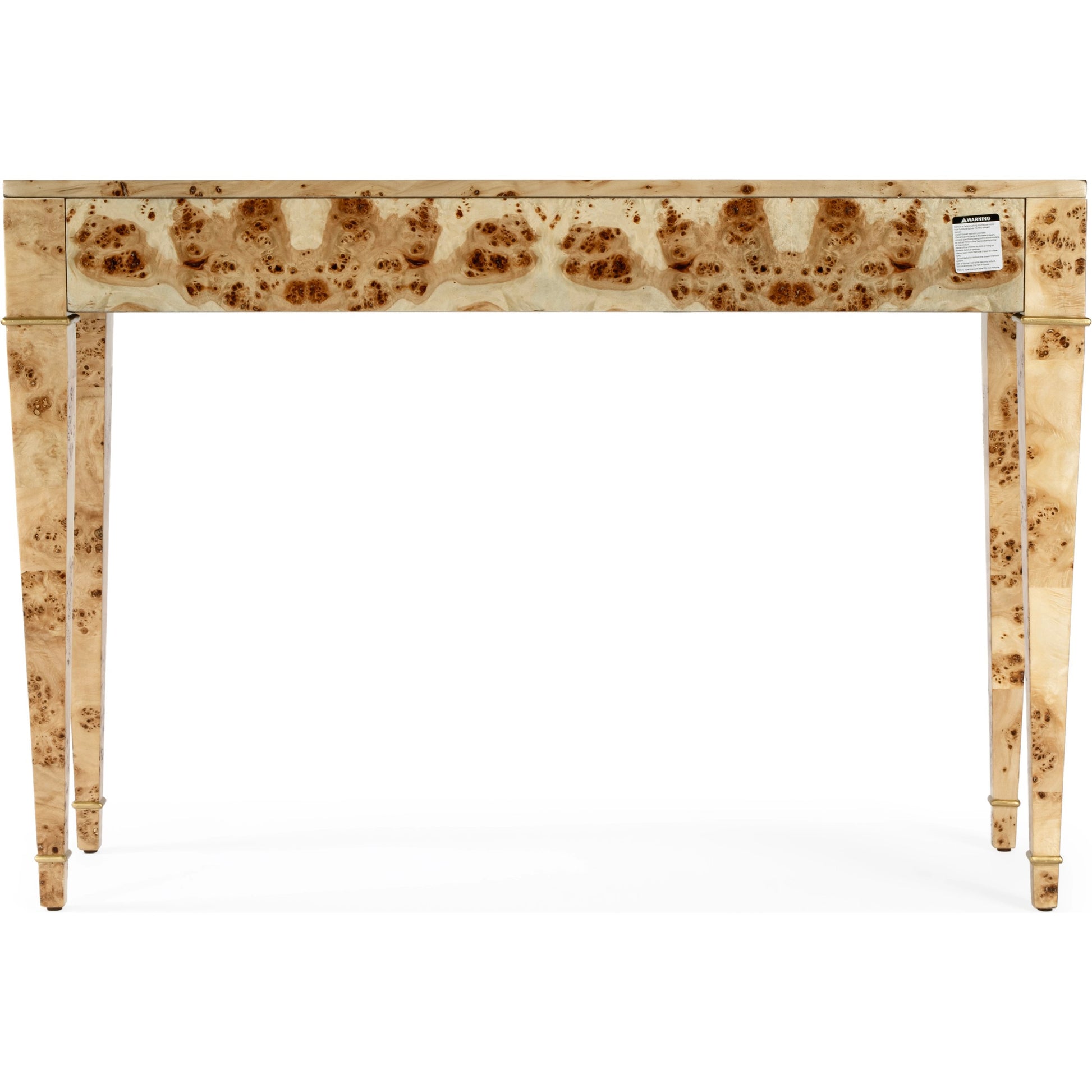 Kai 2 Drawer Burl Wood Console Table by Butler Specialty Company. Made from poplar solids, burl veneer, mdf in a modern style.