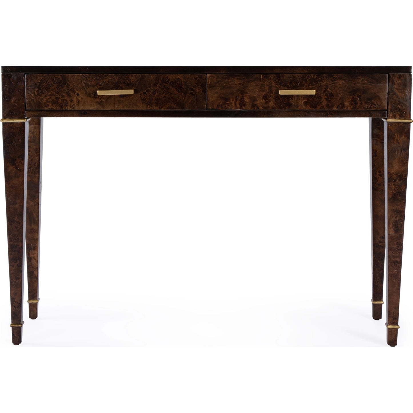 017 SI-2077804 | Additional Silo | Kai 2 Drawer Burl Wood Console Table by Butler Specialty Company. Made from poplar solids, burl veneer, mdf in a modern style.