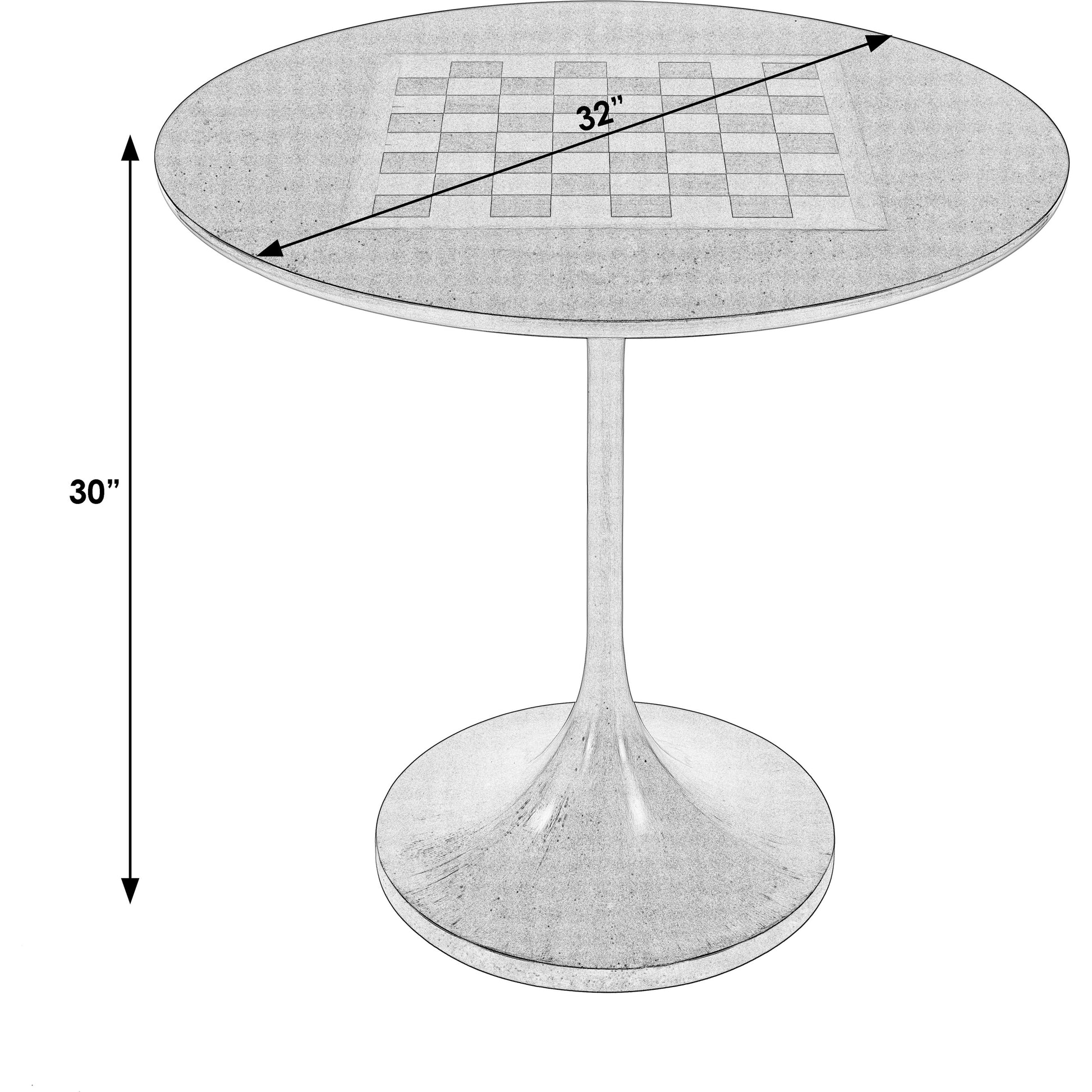 Francis Round Pedestal Game Table by Butler Specialty Company in dark brown and cherry. Made from poplar solids, cherry, maple and walnut veneers, mdf, resin in a cottage & farmhouse style.