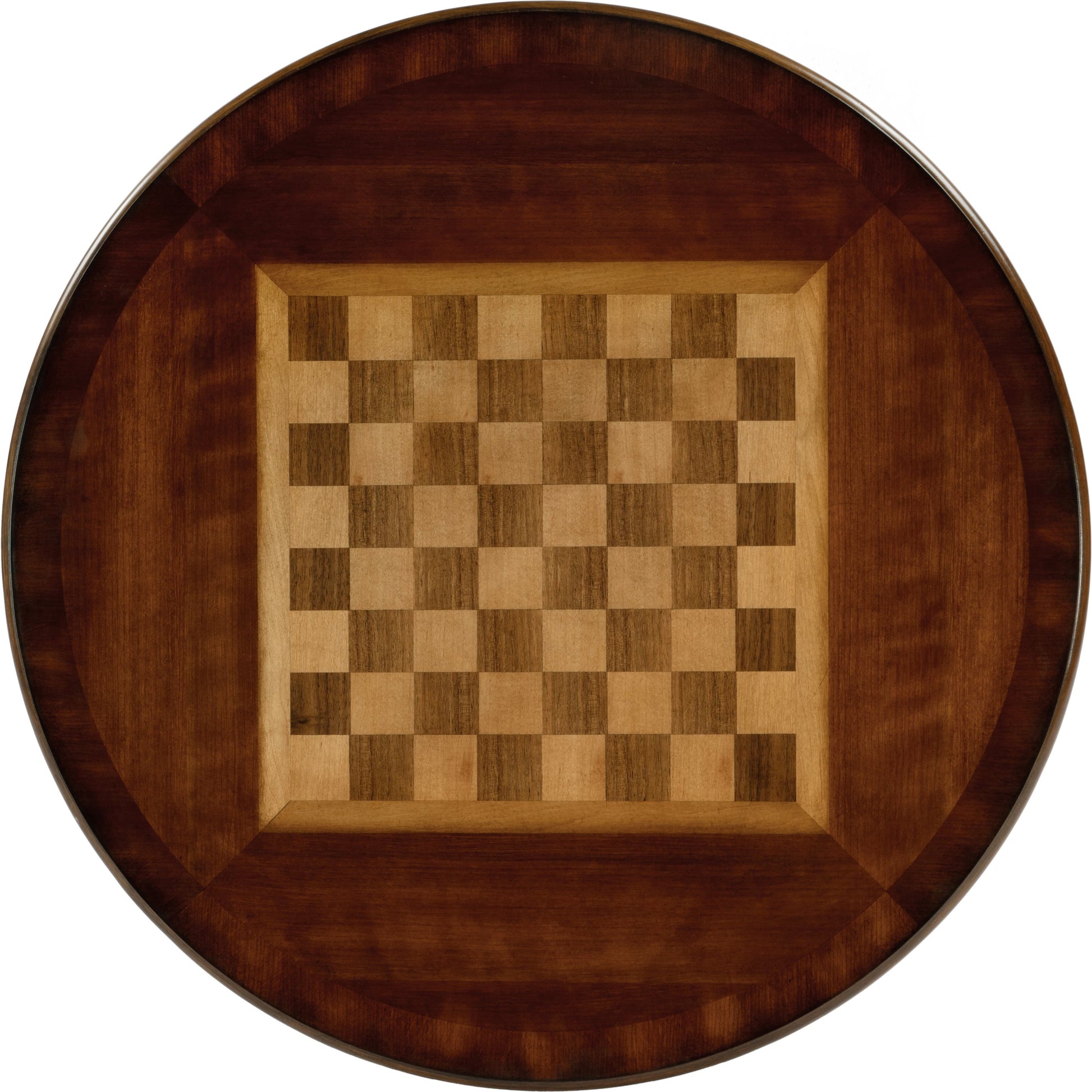 Fredrik Round Game Table by Butler Specialty Company. Made from rubberwood, poplar solids, cherry/maple/walnut veneer, mdf, resin in a traditional style.
