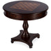 Fredrik Round Game Table by Butler Specialty Company. Made from rubberwood, poplar solids, cherry/maple/walnut veneer, mdf, resin in a traditional style.
