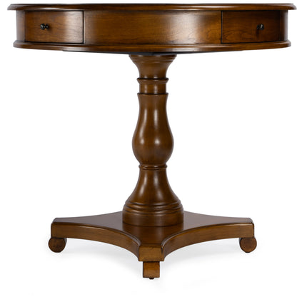 Fredrik Round Game Table by Butler Specialty Company. Made from rubberwood, poplar solids, cherry/maple/walnut veneer, mdf, resin in a traditional style.