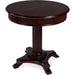 Ellsworth Ribbed Pedestal Foyer Table by Butler Specialty Company. Made from poplar solids , cherry/maple veneer, mdf, resin in a traditional style.