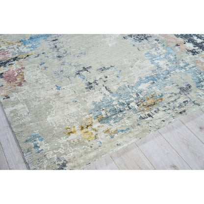 Cosmo Rug by Exquisite Rugs. Made from wool, bamboo silk in a unique style.