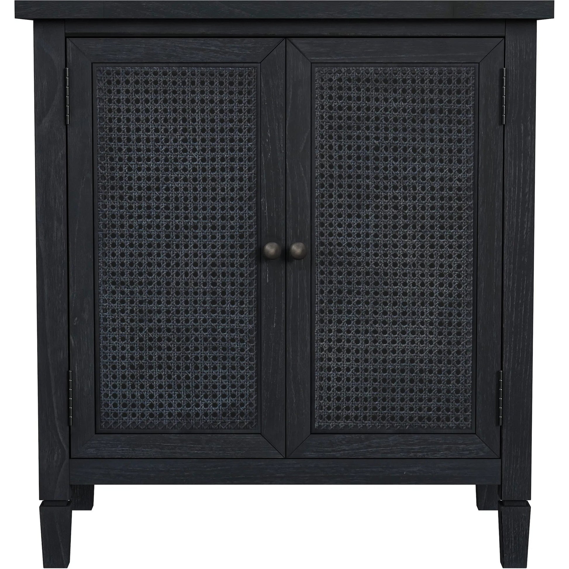 Flagstaff 2-Door Cabinet by Butler Specialty Company in black. Made from mindi wood : 20%, mindi veneer 20%, mdf : 60% in a unique style.