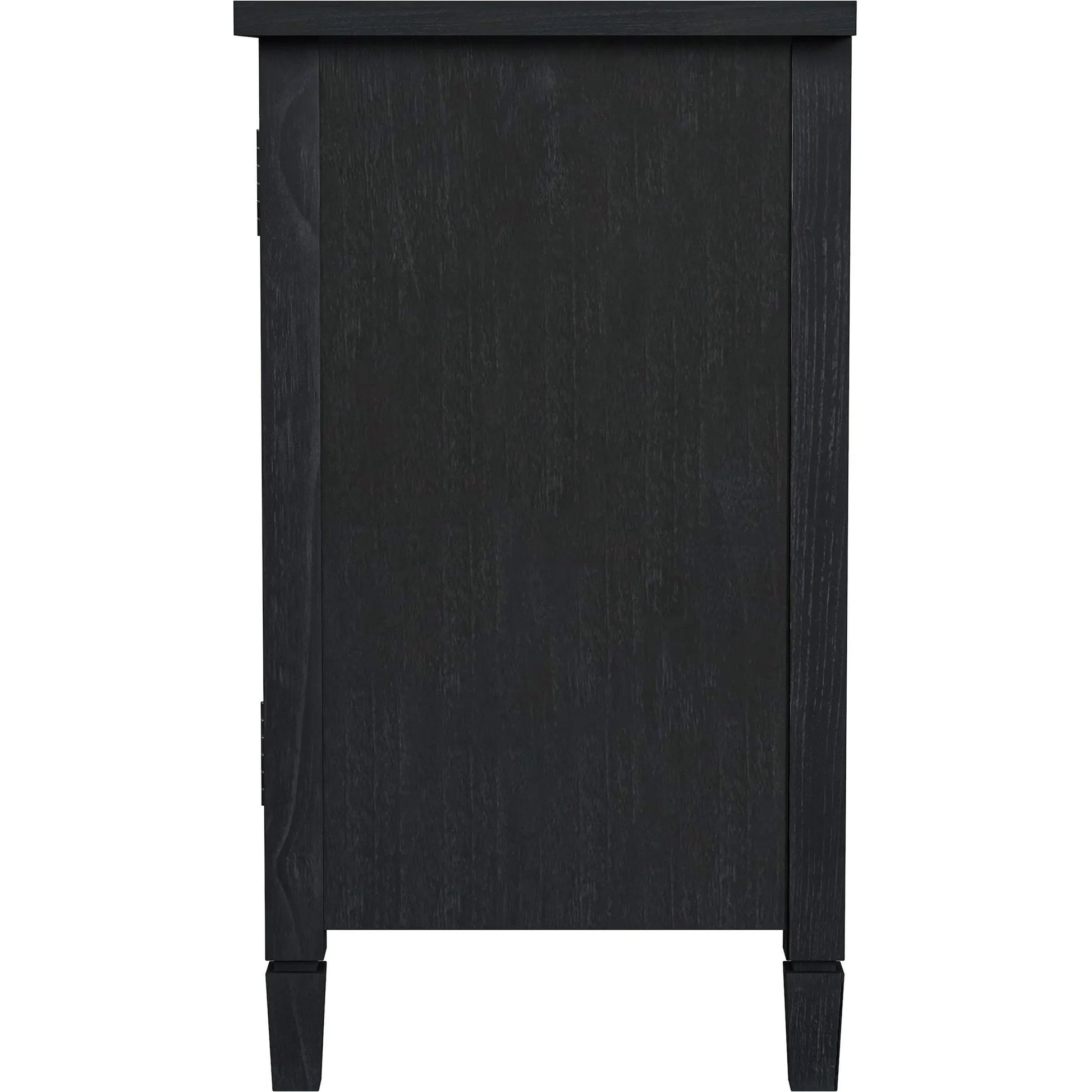 Flagstaff 2-Door Cabinet by Butler Specialty Company in black. Made from mindi wood : 20%, mindi veneer 20%, mdf : 60% in a unique style.
