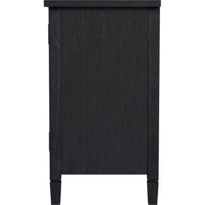 Flagstaff 2-Door Cabinet by Butler Specialty Company in black. Made from mindi wood : 20%, mindi veneer 20%, mdf : 60% in a unique style.